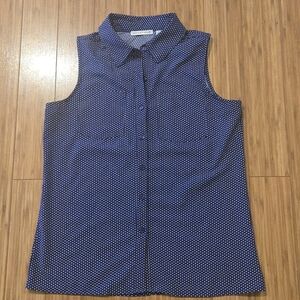 NWOT Notstions Sleeveless Polka Dot Top